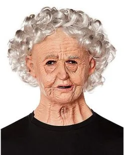 Spirit Halloween Grandma Full Mask