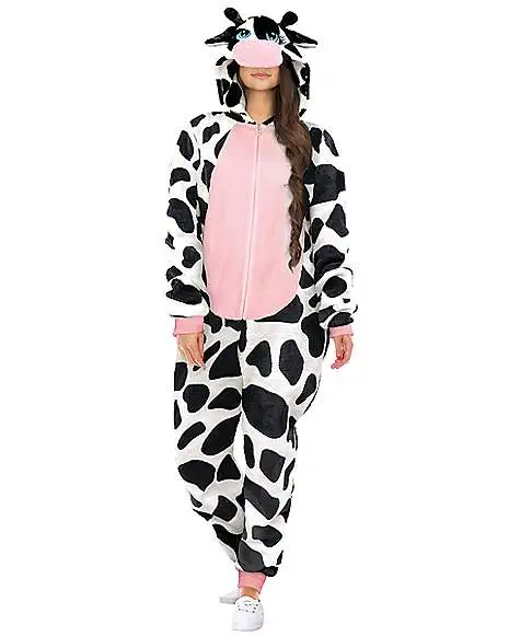 Spirit Halloween Adult Cow Union Suit 4 Spirit Halloween Adult Cow Union Suit - Image 2