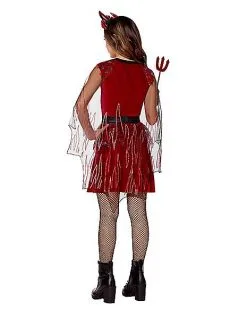 Spirit Halloween Kids Dark Devil Dress Costume -Easy Costumes Sales 01577220 b