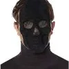 Spirit Halloween Black Velvet Skull Half Mask 1 Spirit Halloween Black Velvet Skull Half Mask -Easy Costumes Sales 01577709 a