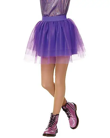 Spirit Halloween Kids Purple Tulle Skirt 3 Spirit Halloween Kids Purple Tulle Skirt