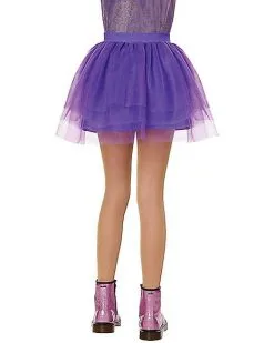 Spirit Halloween Kids Purple Tulle Skirt 5 Spirit Halloween Kids Purple Tulle Skirt -Easy Costumes Sales 01600147 b