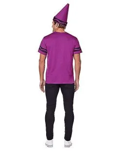 Spirit Halloween Vivid Violet Crayon Costume Kit - Crayola 5 Spirit Halloween Vivid Violet Crayon Costume Kit - Crayola -Easy Costumes Sales 01602499 b