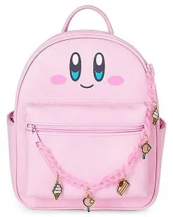 Spirit Halloween Kirby Mini Backpack With Chain