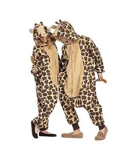Spirit Halloween Adult Giraffe Union Suit