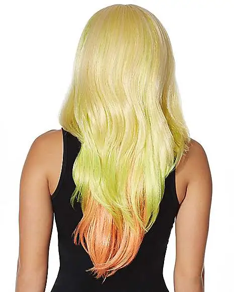 Spirit Halloween Adult Rainbow Ombre Wig 4 Spirit Halloween Adult Rainbow Ombre Wig - Image 2