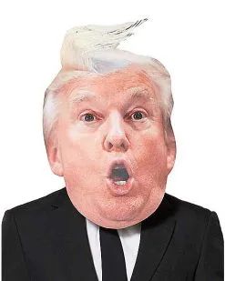 Spirit Halloween Surprised Trump Half Mask