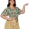 Spirit Halloween Plus Size Luau Shirt -Easy Costumes Sales 07521446 a