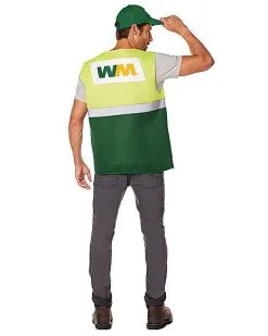 Spirit Halloween Waste Management Costume Kit -Easy Costumes Sales 07641400 b