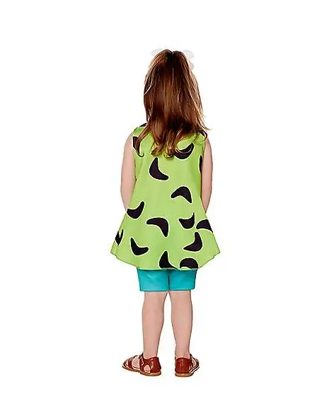 Spirit Halloween Toddler Pebbles Costume - The Flintstones 4 Spirit Halloween Toddler Pebbles Costume - The Flintstones - Image 2