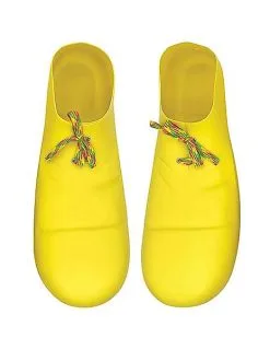 Spirit Halloween Yellow Clown Shoes